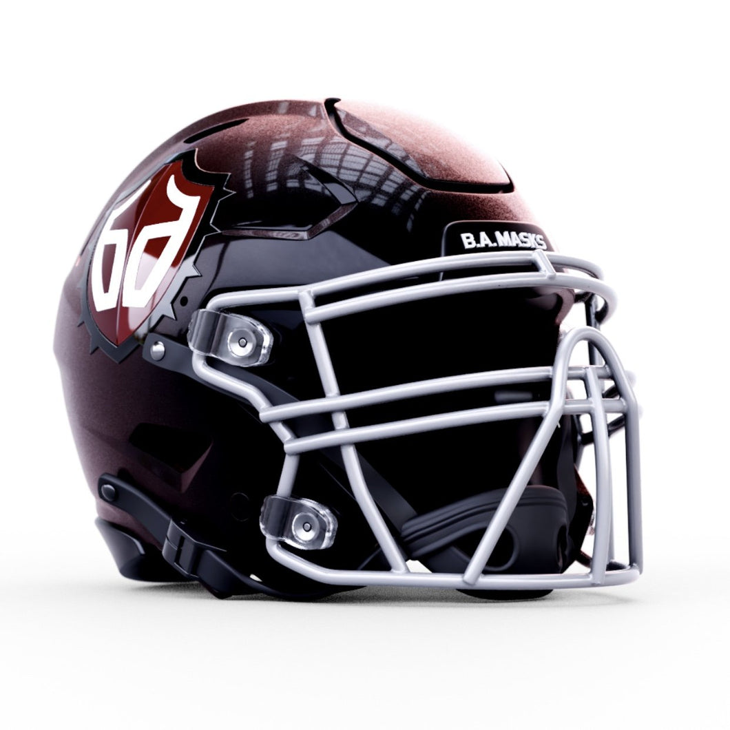 empire football helmets 300 Rise of an Spartan Warrior by NauticalMart : Clothing, Shoes & Jewelry Decals Bulldog Football Facemask 1,527